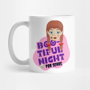 Creepy Doll: Boo-tiful Night for Scare Mug